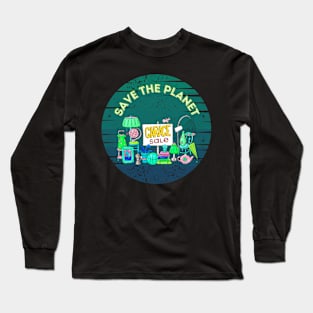 save the planet, shop garage sales Long Sleeve T-Shirt